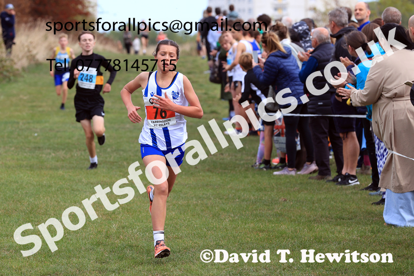 Boys and Girls under-13s, 2025 Farringdon Cross Country Relays, Sunderland. Photo: David T. Hewitson/Sports for All Pics